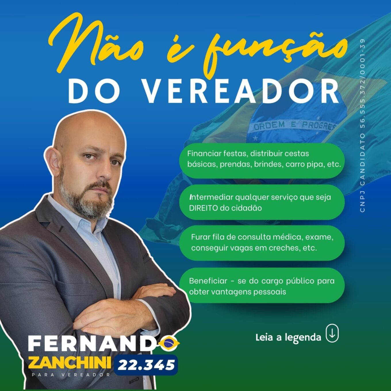 Não é Função do Vereador